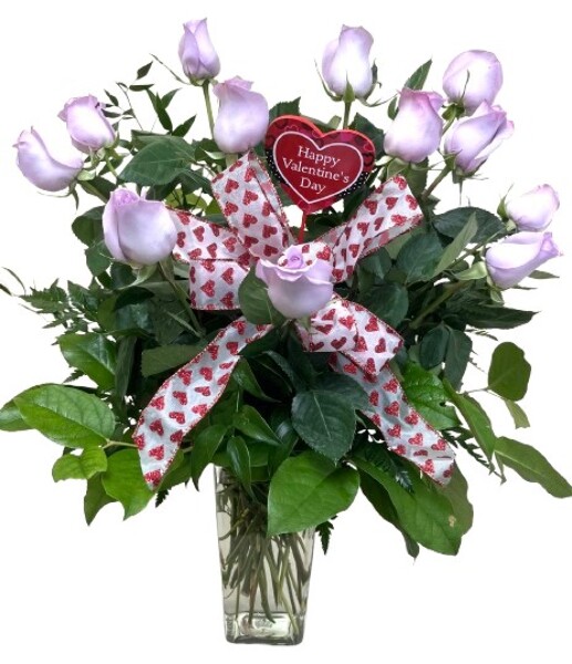 The Valentine Dozen Lavender from Rees Flowers & Gifts in Gahanna, OH