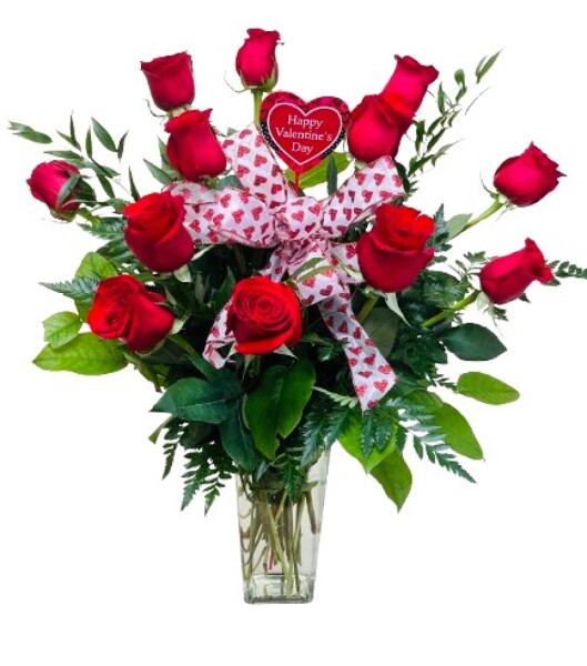 The Valentine Dozen Red from Rees Flowers & Gifts in Gahanna, OH