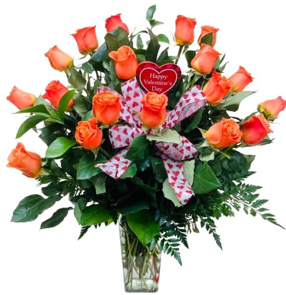 The Valentine 18 Orange from Rees Flowers & Gifts in Gahanna, OH