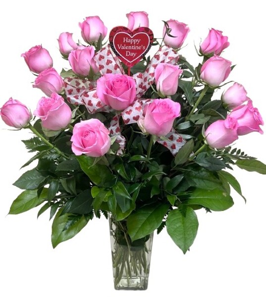 The Valentine 18 Pink from Rees Flowers & Gifts in Gahanna, OH