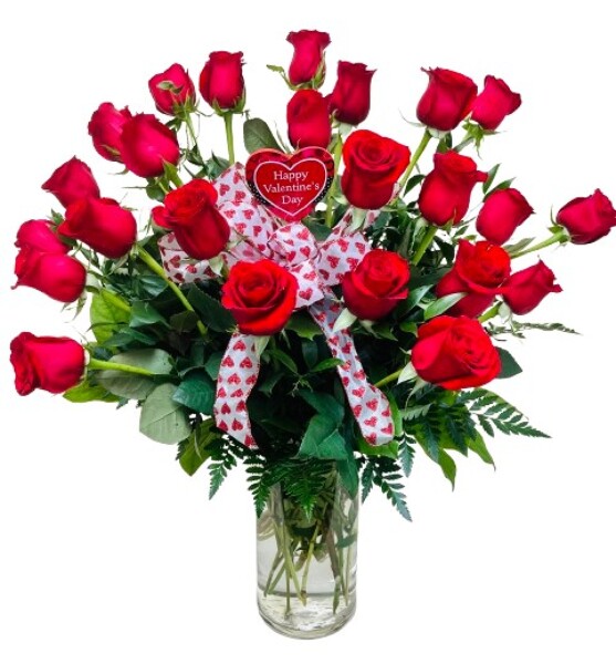 The Valentine Two Dozen Red from Rees Flowers & Gifts in Gahanna, OH