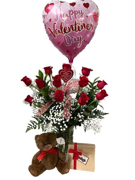 The Ultimate Valentine Bundle from Rees Flowers & Gifts in Gahanna, OH