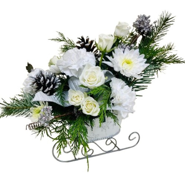 Winter Sleighride Bouquet from Rees Flowers & Gifts in Gahanna, OH