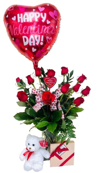 The Ultimate Valentine Bundle from Rees Flowers & Gifts in Gahanna, OH